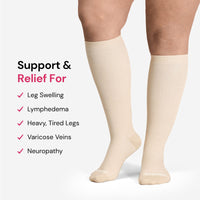Bamboo Wide Compression Socks